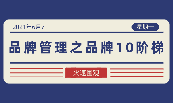 品牌管理丨品牌10阶梯-南海国际学分银行