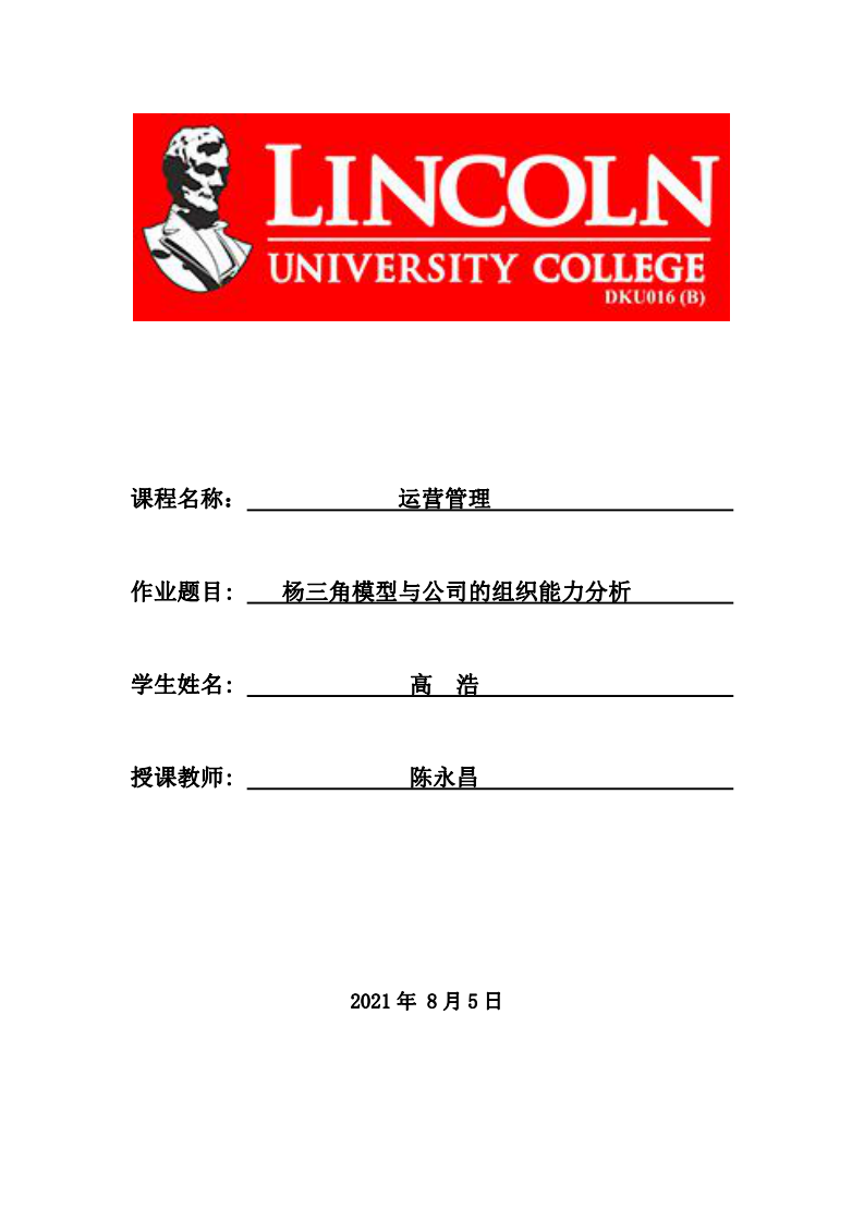 楊三角模型與公司的組織能力分析-第1頁-縮略圖