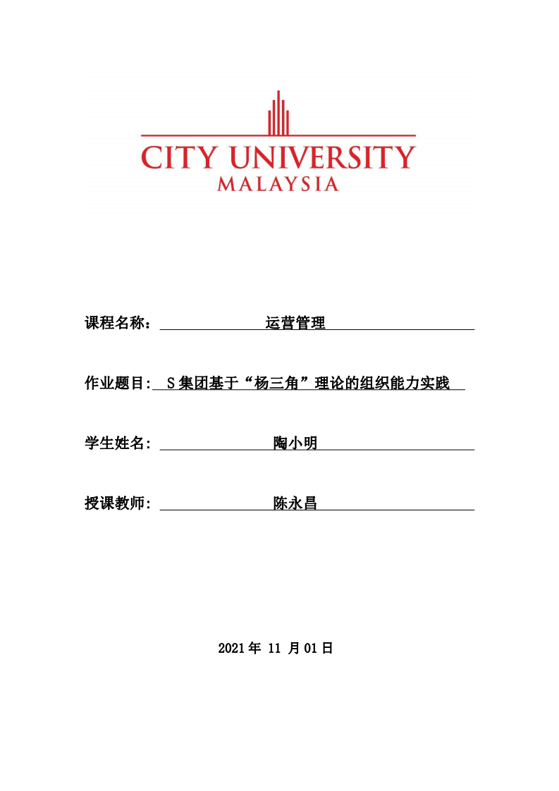 S集團(tuán)基于“楊三角”理論的組織能力實(shí)踐-第1頁-縮略圖