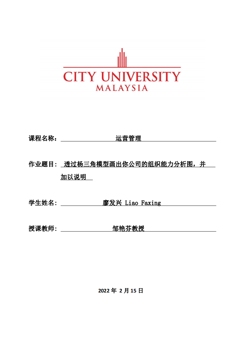 透過(guò)楊三角模型畫(huà)出你公司的組織能力分析圖，并加以說(shuō)明-第1頁(yè)-縮略圖