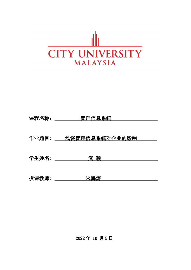 浅谈管理信息系统对企业的影响-第1页-缩略图