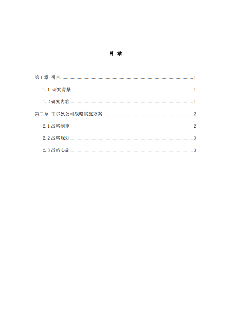 韦尔狄公司战略实施方案-第3页-缩略图