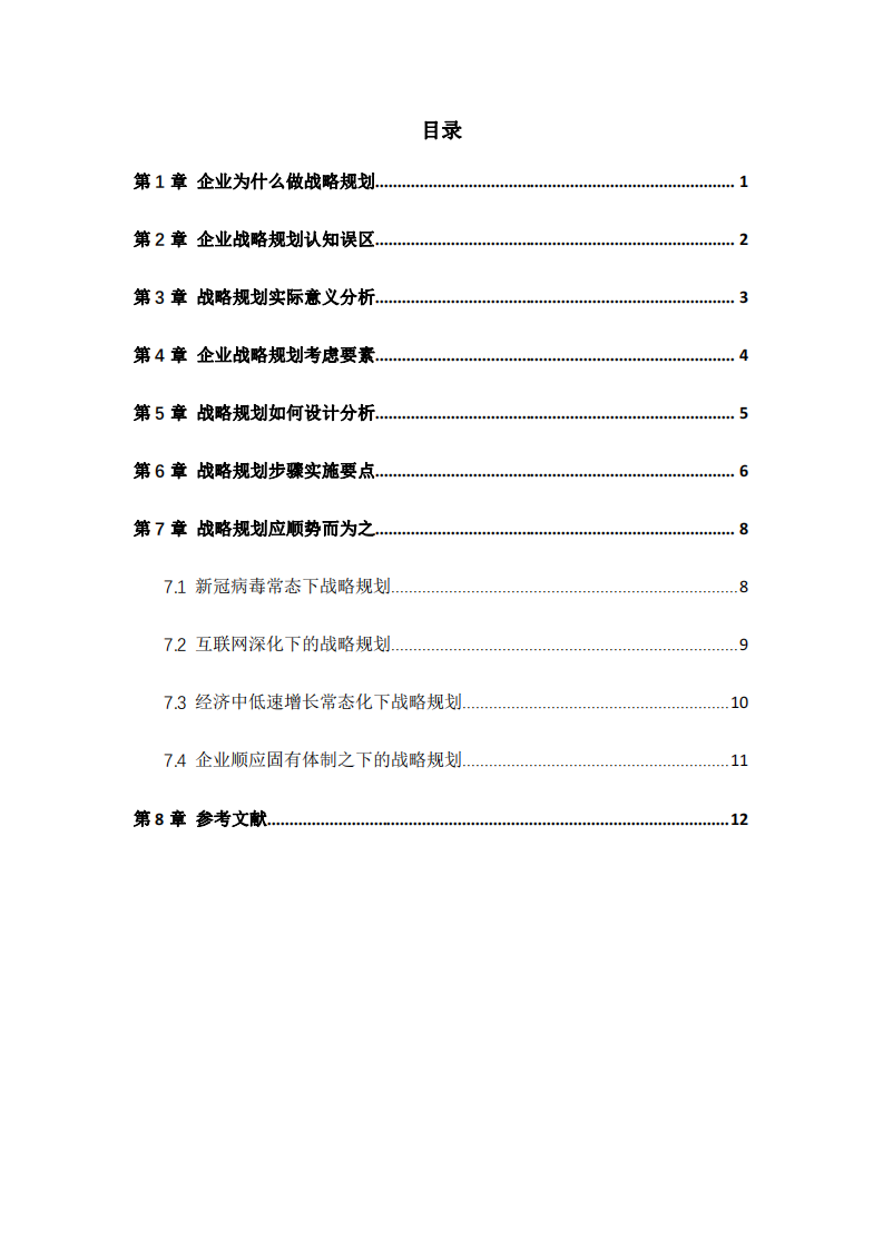 企業(yè)戰(zhàn)略規(guī)劃實施方案-第3頁-縮略圖