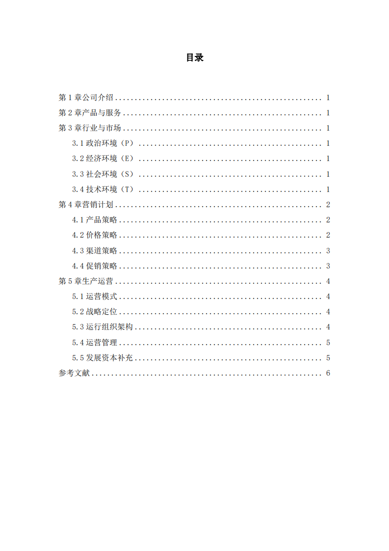 齐天养老产业发展有限公司商业计划书-第3页-缩略图