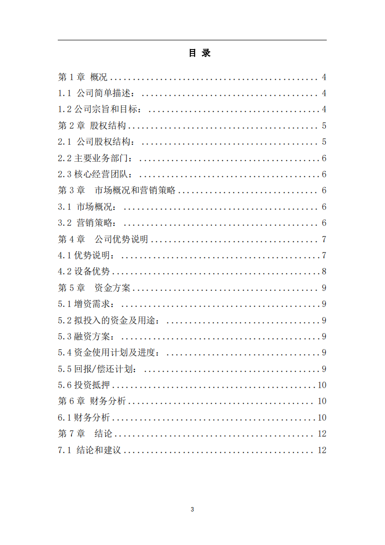 某公司商业计划书-第3页-缩略图
