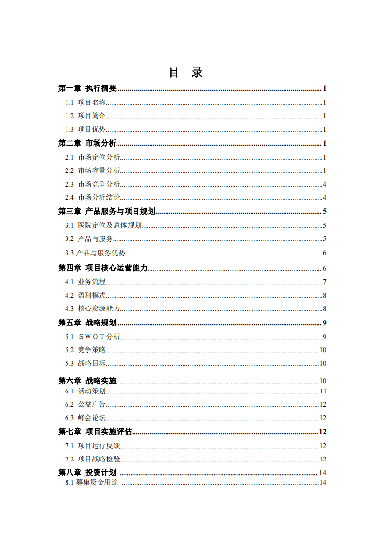 乐山华城医院商业计划书-第2页-缩略图