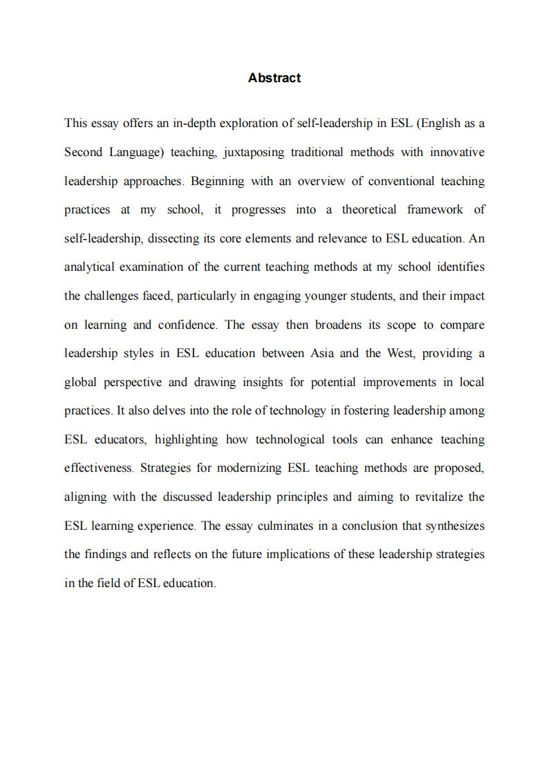 Exploring Self-Leadership and Modernization in ESL Education-第2页-缩略图