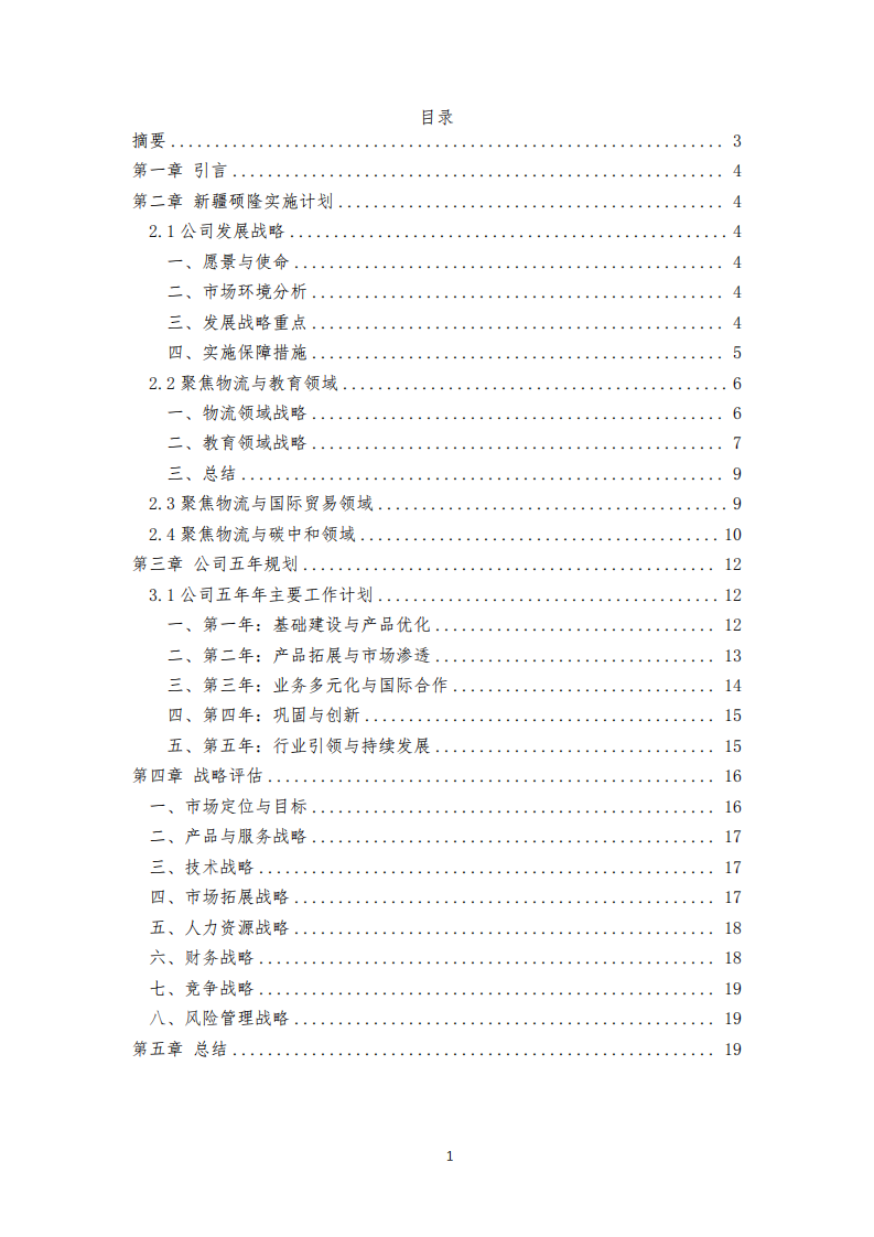 新疆硕隆科技战略实施方案-第2页-缩略图