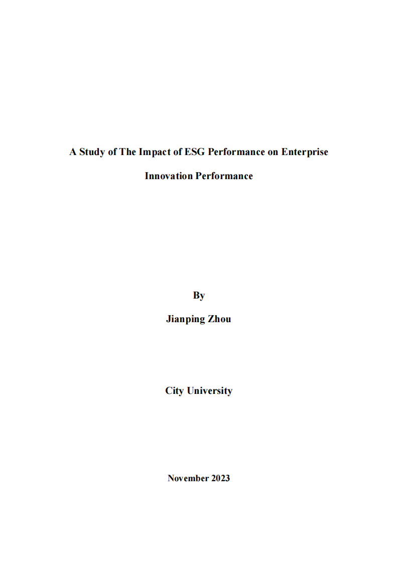 ESG表现对企业创新绩效的影响机制研究-第1页-缩略图