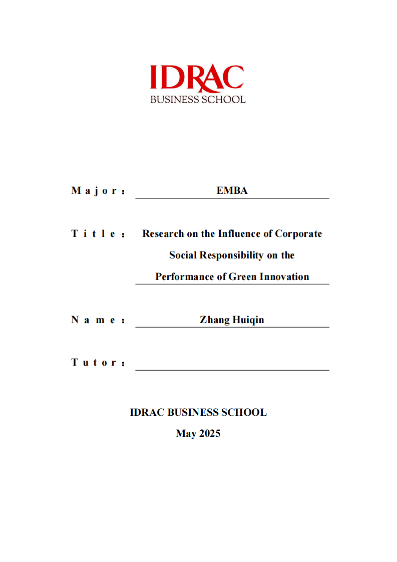 企业社会责任对绿色创新绩效的影响研究-第1页-缩略图