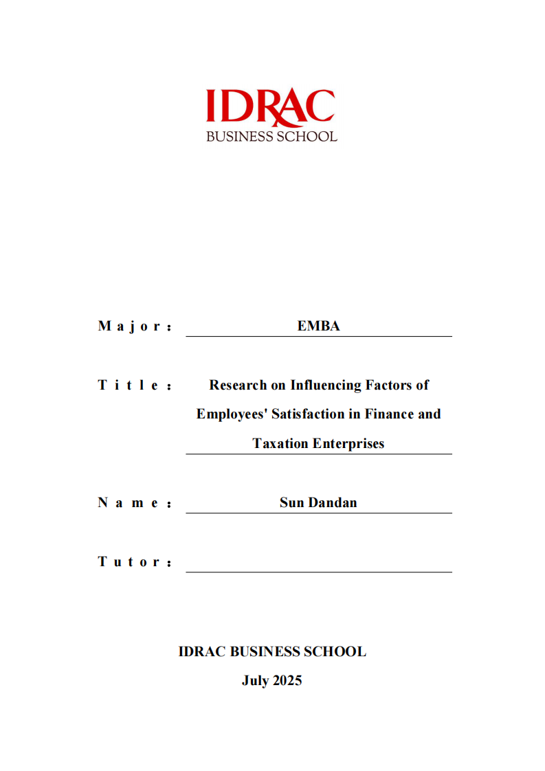 财税企业员工满意度影响因素研究-第1页-缩略图
