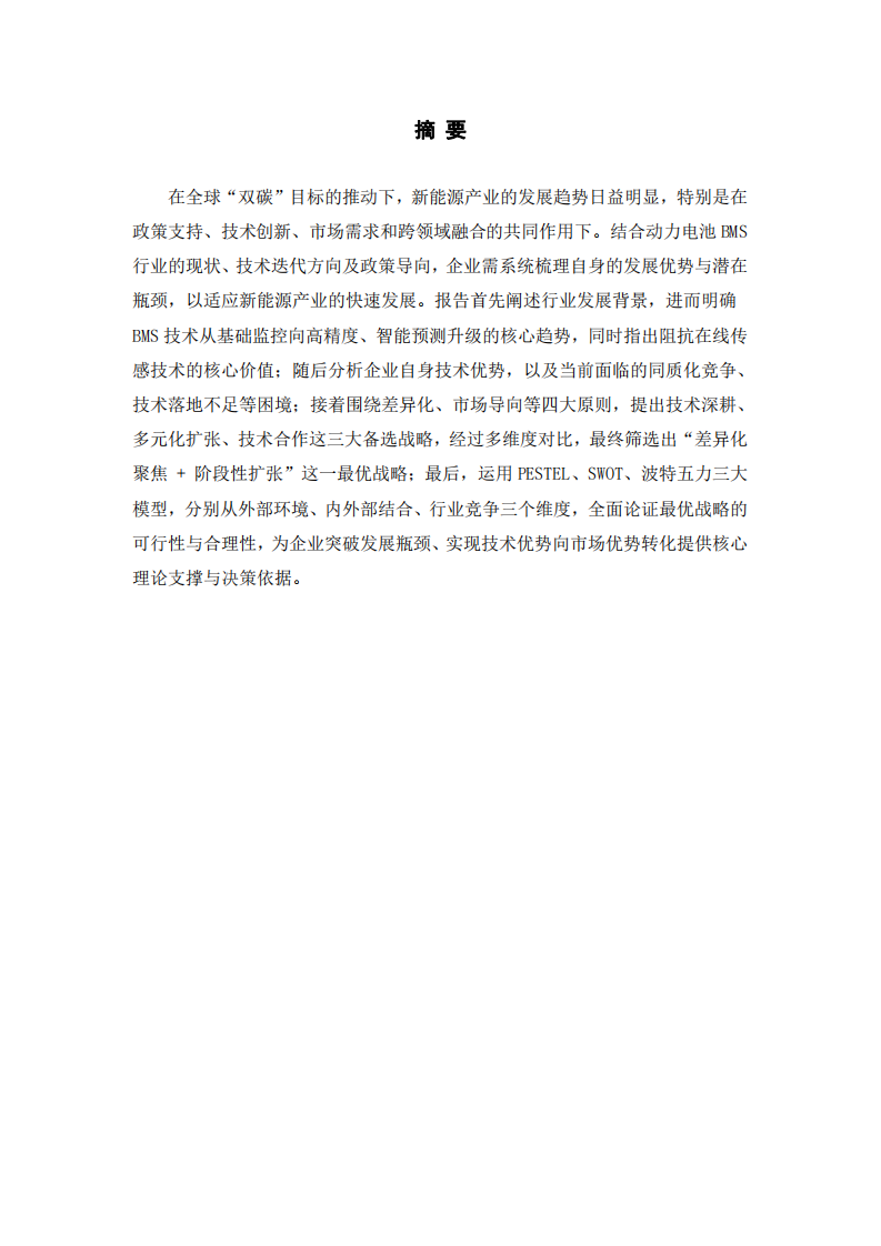   動(dòng)力電池BMS企業(yè)發(fā)展戰(zhàn)略 -第2頁(yè)-縮略圖