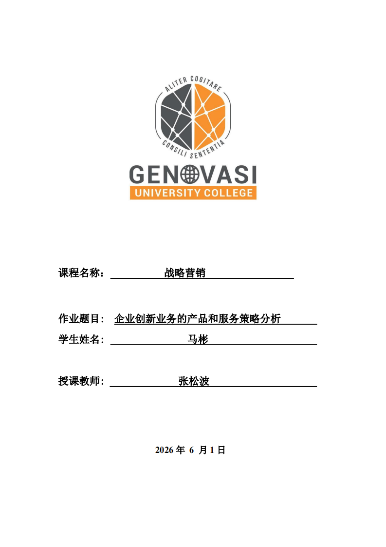 企业创新业务的产品和服务策略分析-第1页-缩略图